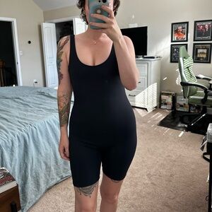 Girlfriend Collective Black Bodysuit